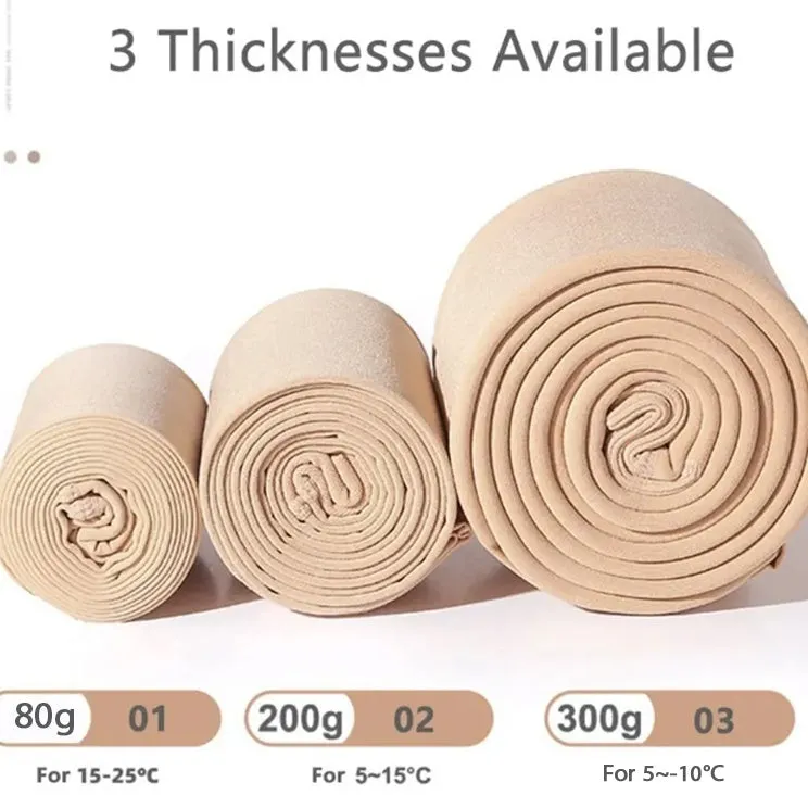 [Best Gift For Her] No-Take-Off Faux Fleece Lined Translucent Socks