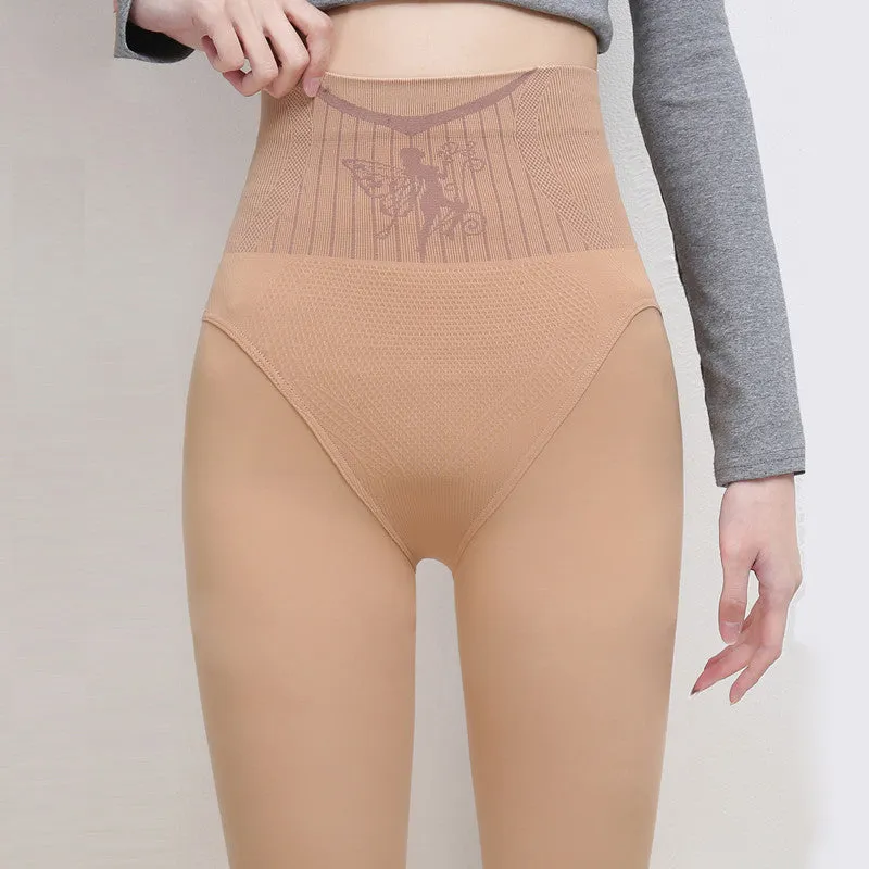 [Best Gift For Her] No-Take-Off Faux Fleece Lined Translucent Socks