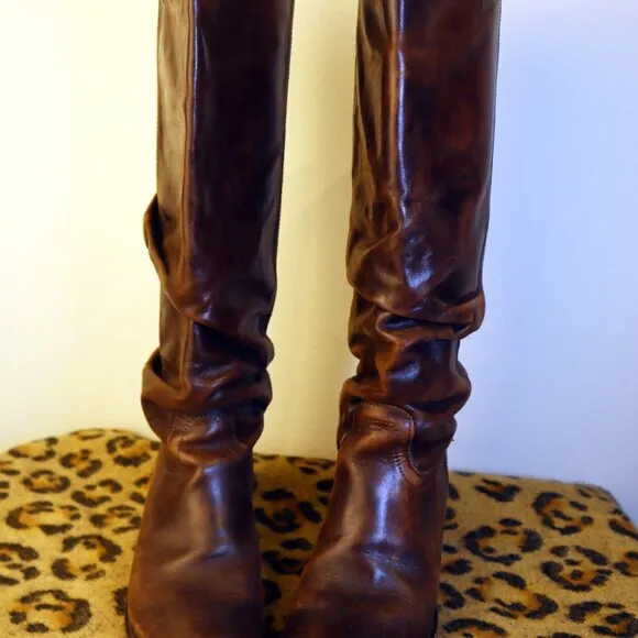 Bikkembergs  Gaucho Tom Vulci Slouch High Boots