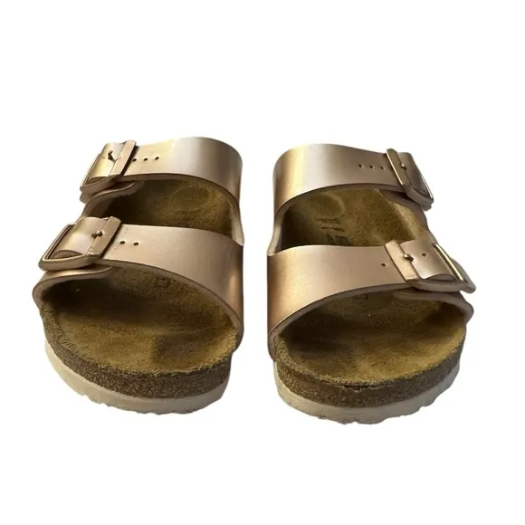 Birkenstock Arizona kids Birko-Flor Mettalic Sandal 31 (13-13.5)