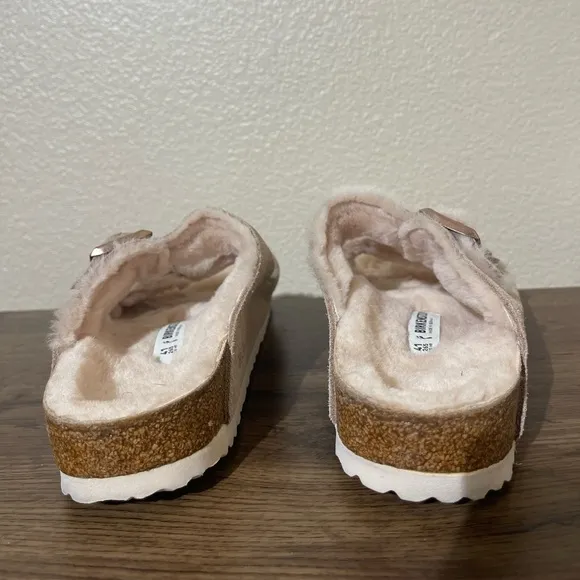 Birkenstock Beige Suede Sandals