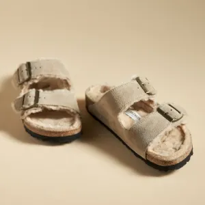Birkenstock Beige Suede Sandals
