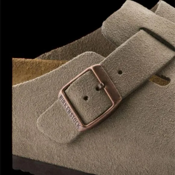 Birkenstock Boston Bs Taupe Unisex Sandals