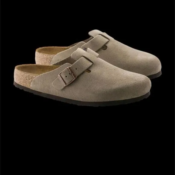 Birkenstock Boston Bs Taupe Unisex Sandals