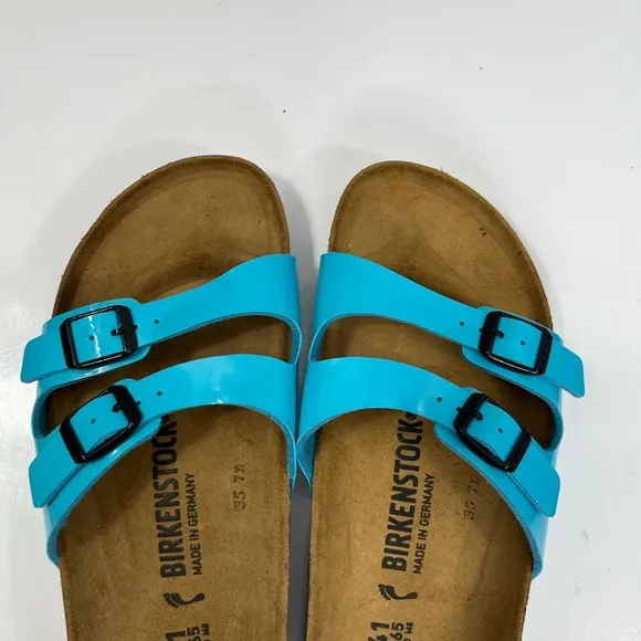 Birkenstock Bright Blue Sandals NWOT, size 41