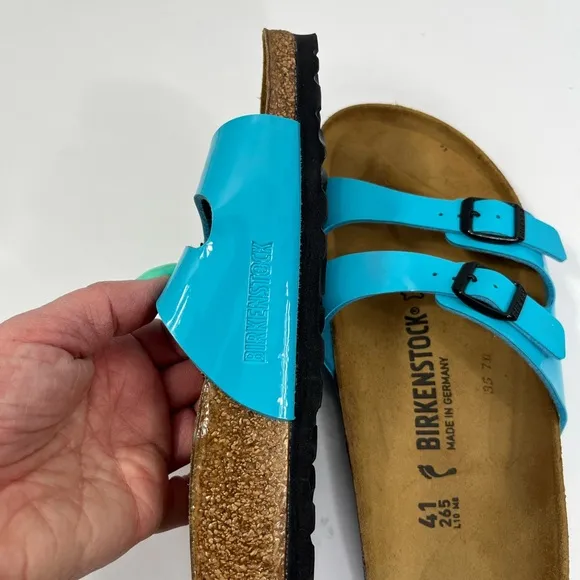 Birkenstock Bright Blue Sandals NWOT, size 41