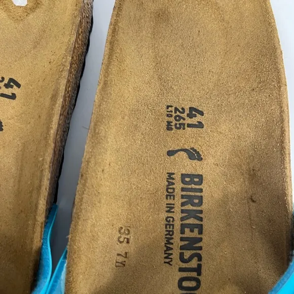 Birkenstock Bright Blue Sandals NWOT, size 41