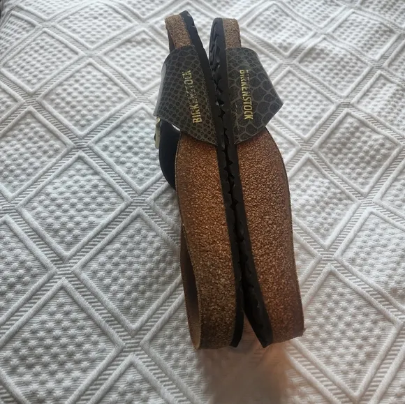 Birkenstock Brown Slide Sandals