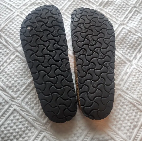 Birkenstock Brown Slide Sandals