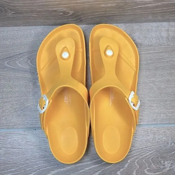 Birkenstock Gizeh Eva Women’s Sz 9/EU 40 Papaya Slip On Thong Flip Flop Sandals
