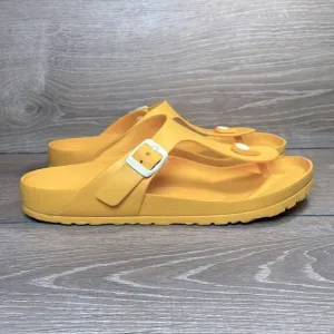 Birkenstock Gizeh Eva Women’s Sz 9/EU 40 Papaya Slip On Thong Flip Flop Sandals