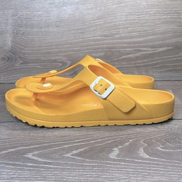 Birkenstock Gizeh Eva Women’s Sz 9/EU 40 Papaya Slip On Thong Flip Flop Sandals