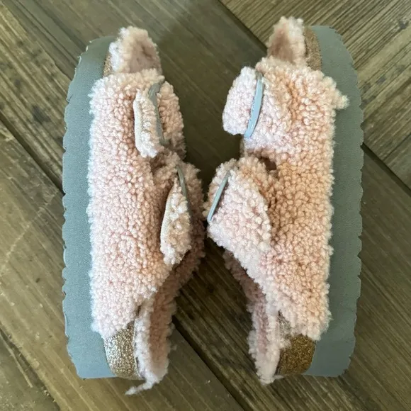 Birkenstock Papillio Arizona Big Buckle Shearling sandals size 6