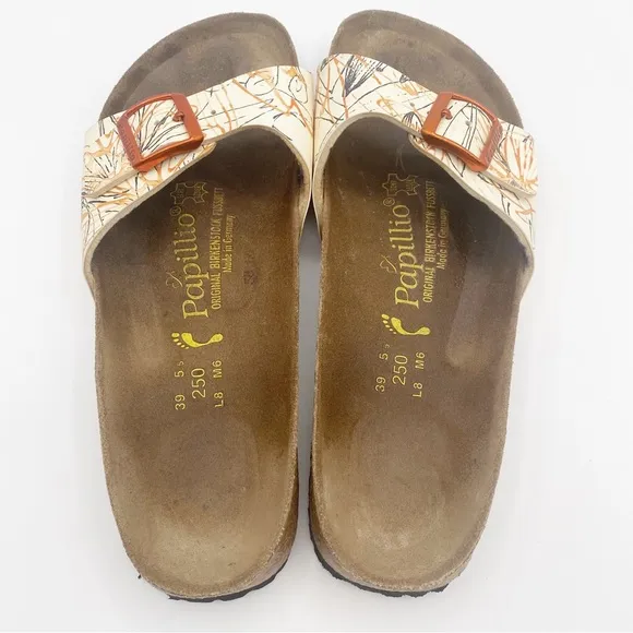 Birkenstock Papillio Sandals with Patterned Straps Sandals Size 8-8.5