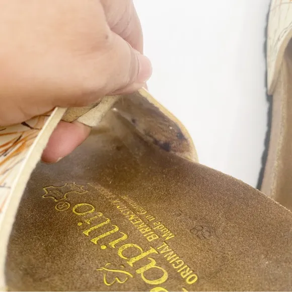 Birkenstock Papillio Sandals with Patterned Straps Sandals Size 8-8.5