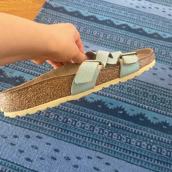 Birkenstock Sandals - Light Blue size 38