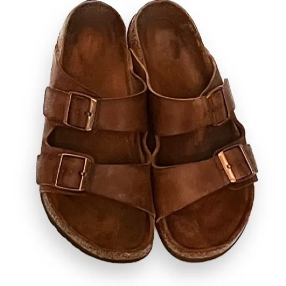 Birkenstock Tan Leather Men’s Sandals Approx. Size 11