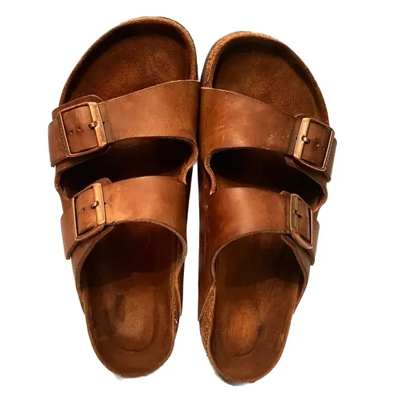 Birkenstock Tan Leather Men’s Sandals Approx. Size 11