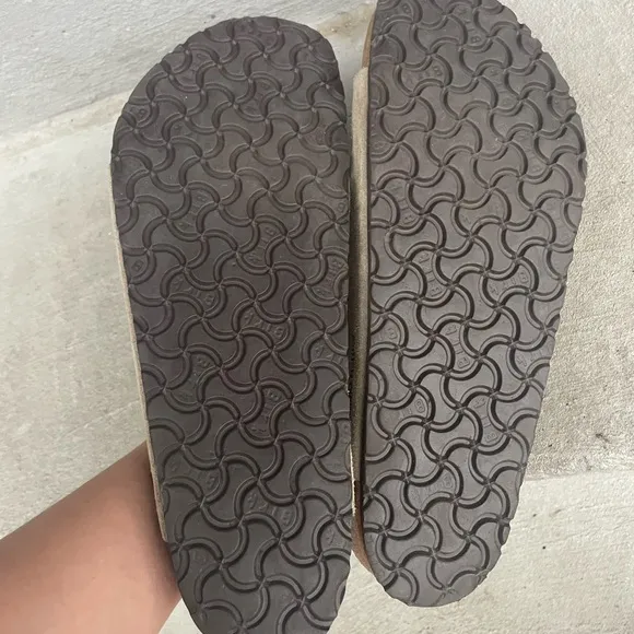 Birkenstock Taupe Suede Sandals