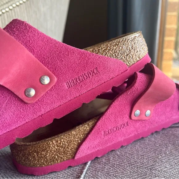 Birkenstock UjiNubuck Leather/Suede - Modern Suede Fuchsia Tulip