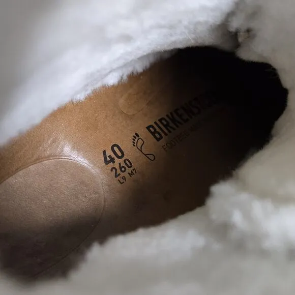 Birkenstock Uppsala Mid Womens 9 EU 40 Regular Shearling Pull On Boots Brown