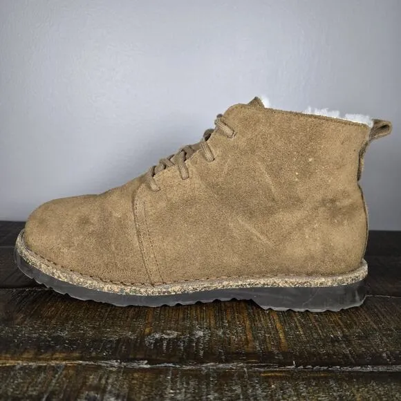 Birkenstock Uppsala Mid Womens 9 EU 40 Regular Shearling Pull On Boots Brown