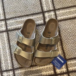 Birkenstock women’s  Sandals - Metallic gold
