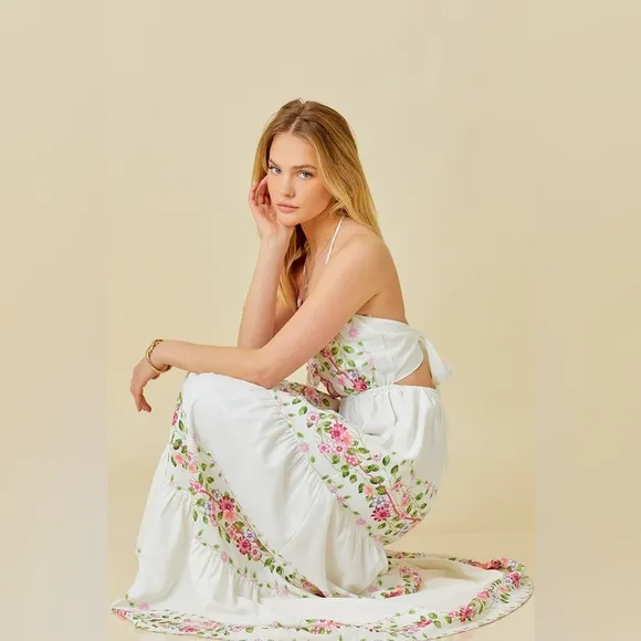 *BLACK FRIDAY SALE* Cartagena Floral Print Maxi Dress