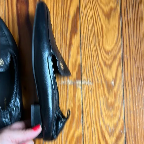 Black Leather Men's Loafers