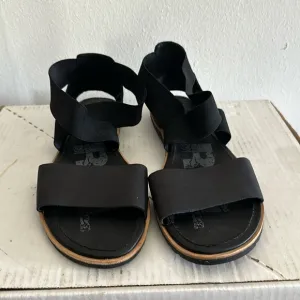 Black Sorel sandals size 11