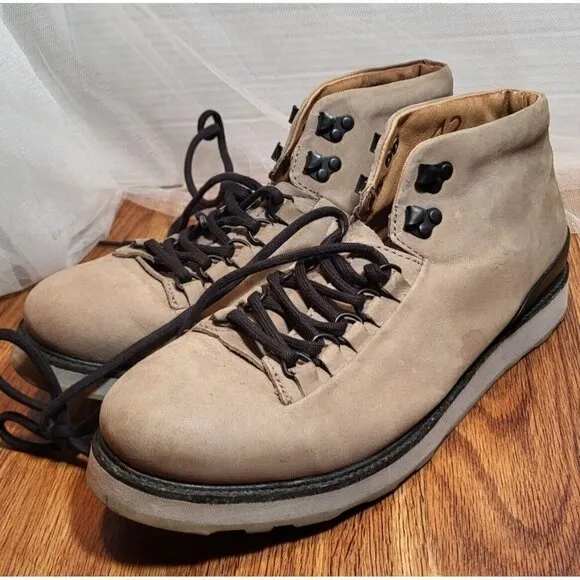 BLACKSTONE Nubuck Leather Boots SZ‎ 42 8.5 High Top Suede MM 23 Gray Men's