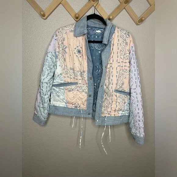 Blank NYC Summer Breeze Reversible Denim Dolman Jacket