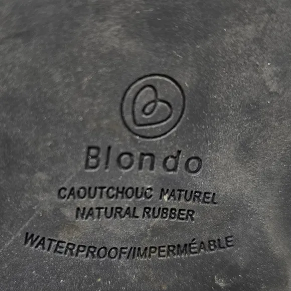 Blondo Camila Black Buckle Waterproof Moto Boots