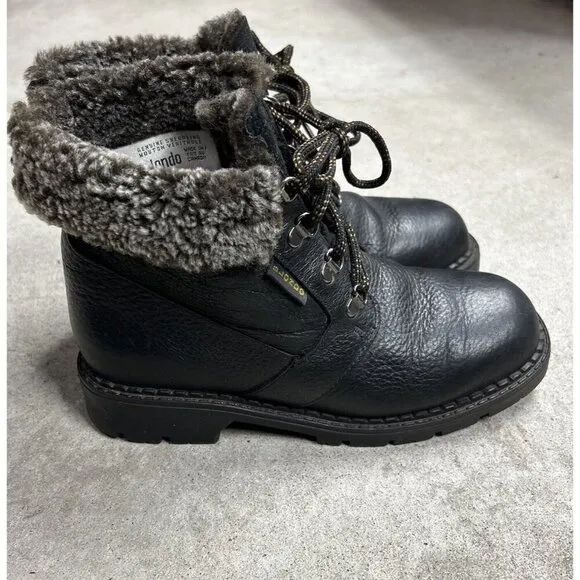 Blondo Genuine Shearling Mouton Leather Waterproof Boots Vintage Size 7.5 B