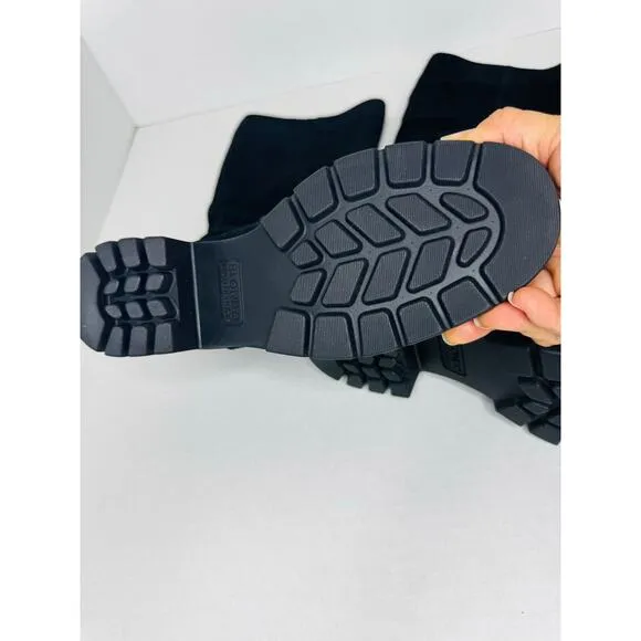 Blondo Kray tall Waterproof Boot in Black Suede size 8