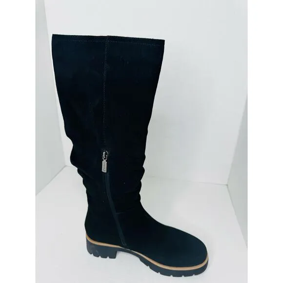 Blondo Kray tall Waterproof Boot in Black Suede size 8