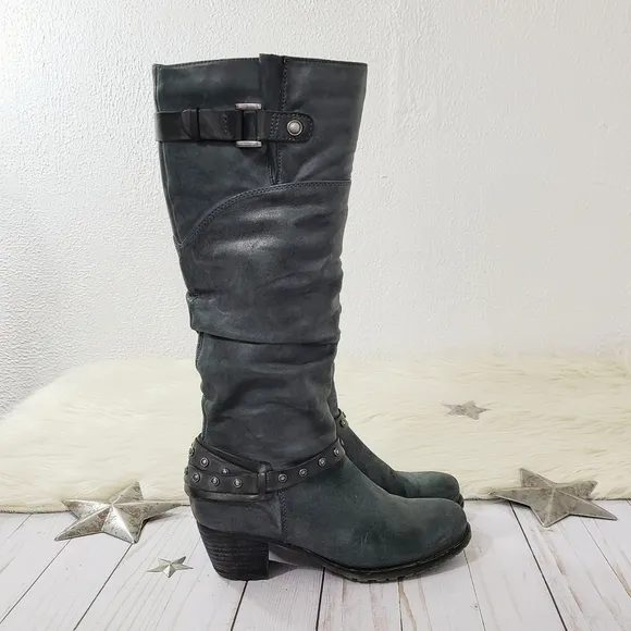 Blondo Radja heeled boot waterproof dark gray 7.5