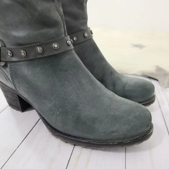Blondo Radja heeled boot waterproof dark gray 7.5