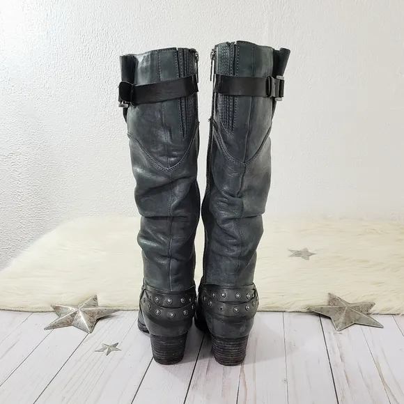 Blondo Radja heeled boot waterproof dark gray 7.5