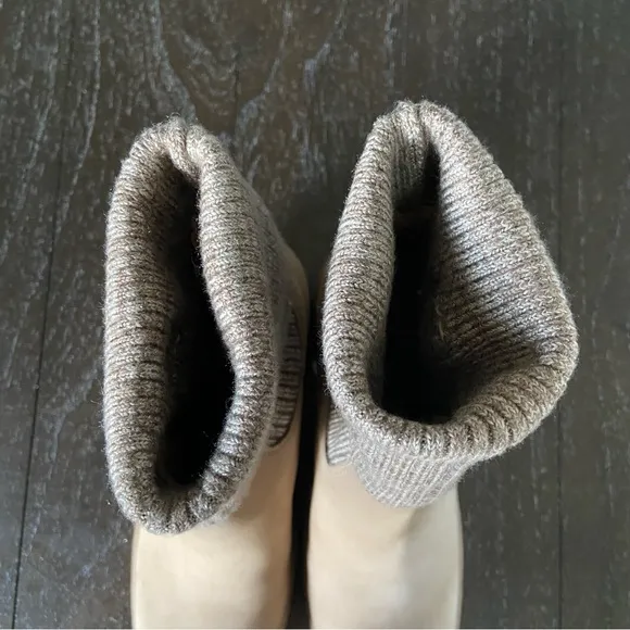 Blondo Women's Roary Waterproof Ankle Boots Lug Sole‎ Sand Size 7M NWOT Nubuck
