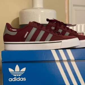 BNWT Adidas Campus Maroon and Gray Shoes