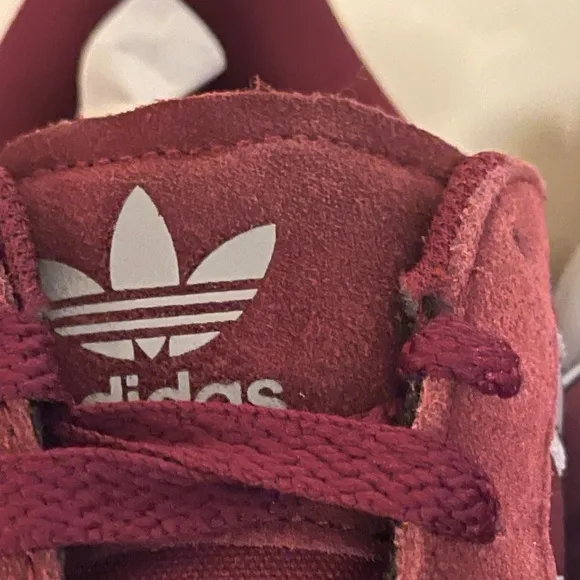 BNWT Adidas Campus Maroon and Gray Shoes