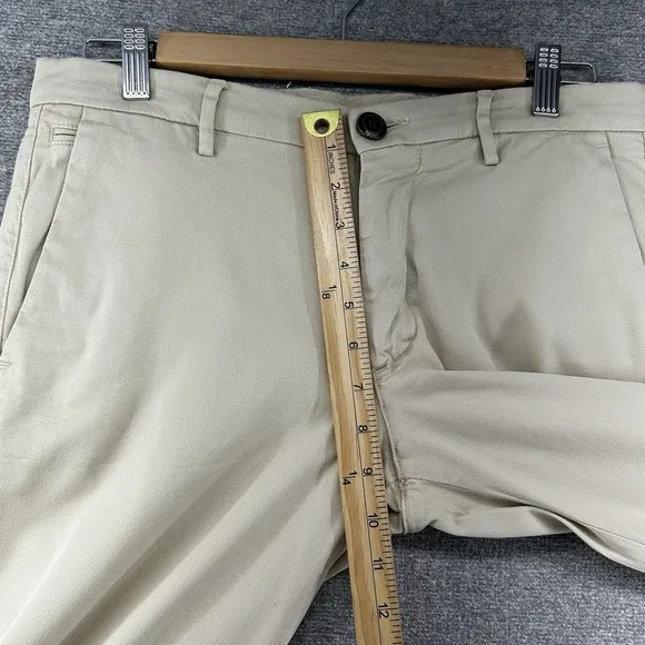 Boggi Milano Pants Chino Slim Fit Men Size 32x32 Casual Beige