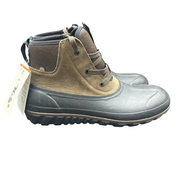 Bogs Men’s Boots Size 12 Waterproof Brown Duck Boots Chukka New