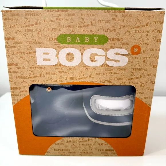 Bogs Navy Blue Waterproof Boots Slip-On Baby BOGS