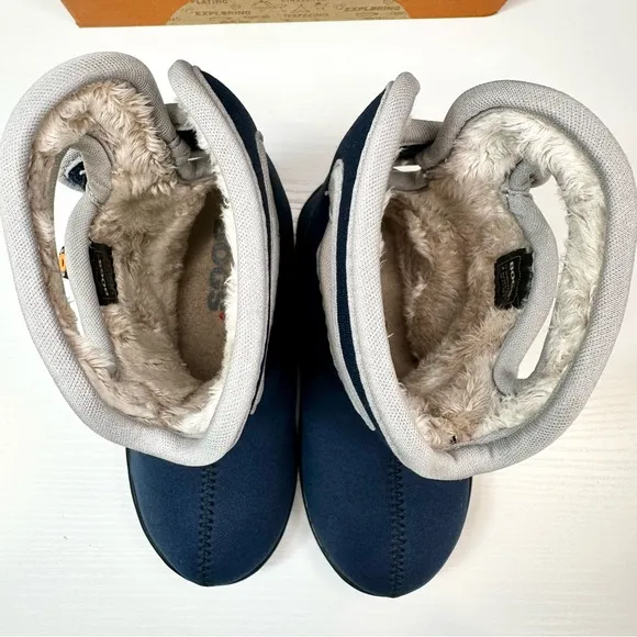 Bogs Navy Blue Waterproof Boots Slip-On Baby BOGS