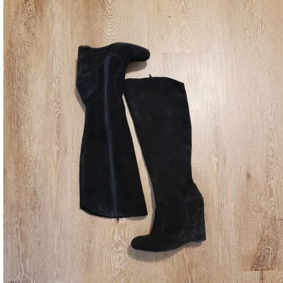 Born Crown Olana Over the Knee Suede Boots