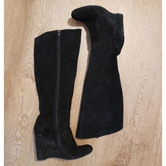 Born Crown Olana Over the Knee Suede Boots