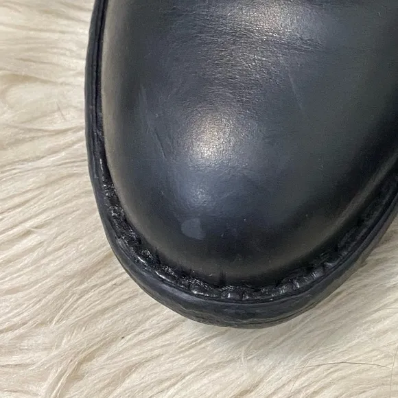 Born Shaunie Black Italian Leather Classic Tall Riding Boots Equestrian Boot