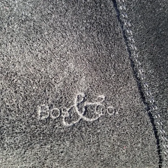 Bos. &amp; Co. Celine Leather/Suede Open-Toe Boot